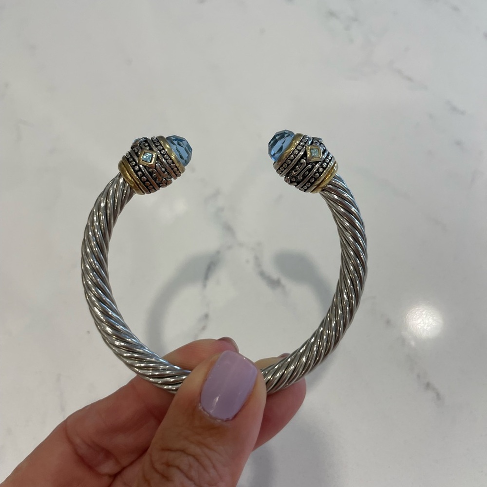 Elegant Silver and Gold Women's Bracelet